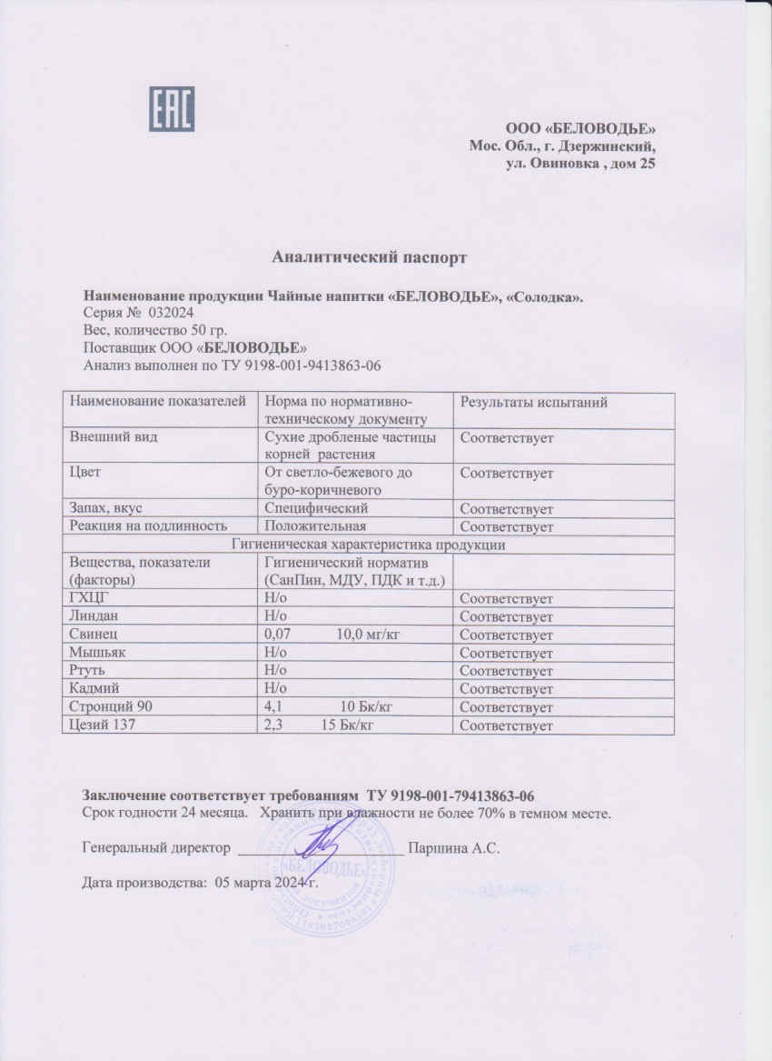Паспорт №032024